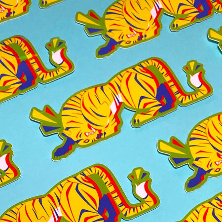 Vinyl Stickers - Tiger